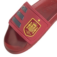 adidas Badeschuhe Adilette TND Spanien (Klettverschluss, Cloudfoam Zwischensohle) rot - 1 Paar